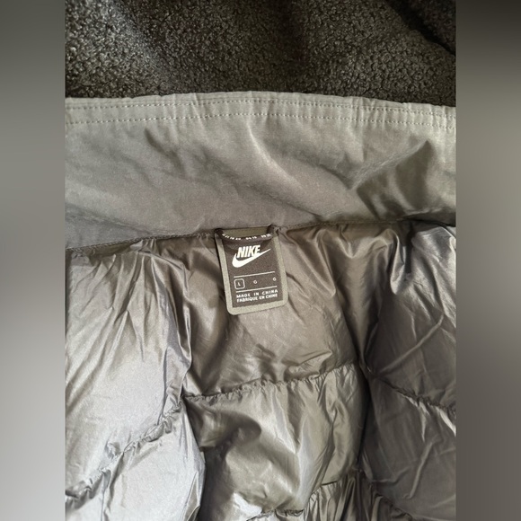 New Nike snow Jacket Sportswear Tech Pack Down Fill Parka Dark Grey Men's Coat - Picture 11 of 16